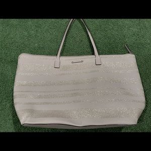 Authentic Kate Spade large gold champagne tote